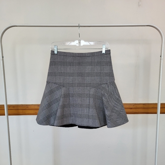 J. Crew Plaid fit & flare skirt, size 2 - Picture 4 of 8